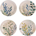 Bico Botanical Valley Salad Plates Set of 4 - 8.75 in Ceramic