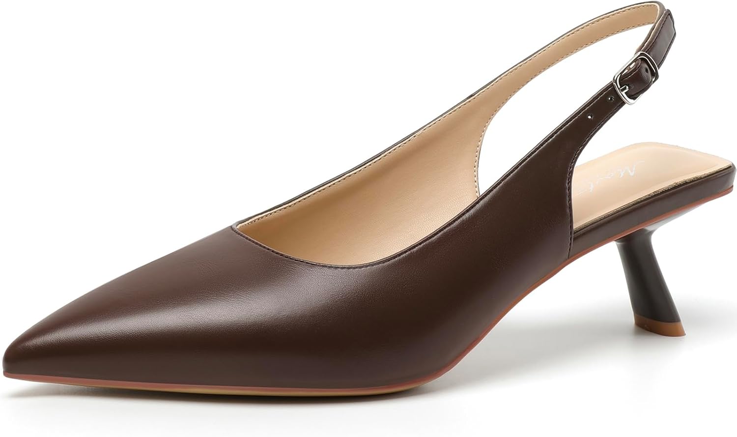 Mostrin Kitten Heels for Women: Stylish Slingback Pumps