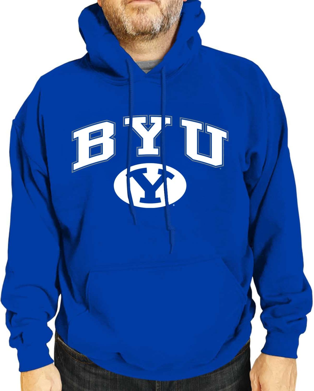Campus Colors NCAA Unisex Hooded Sweatshirt for Game Day Fun