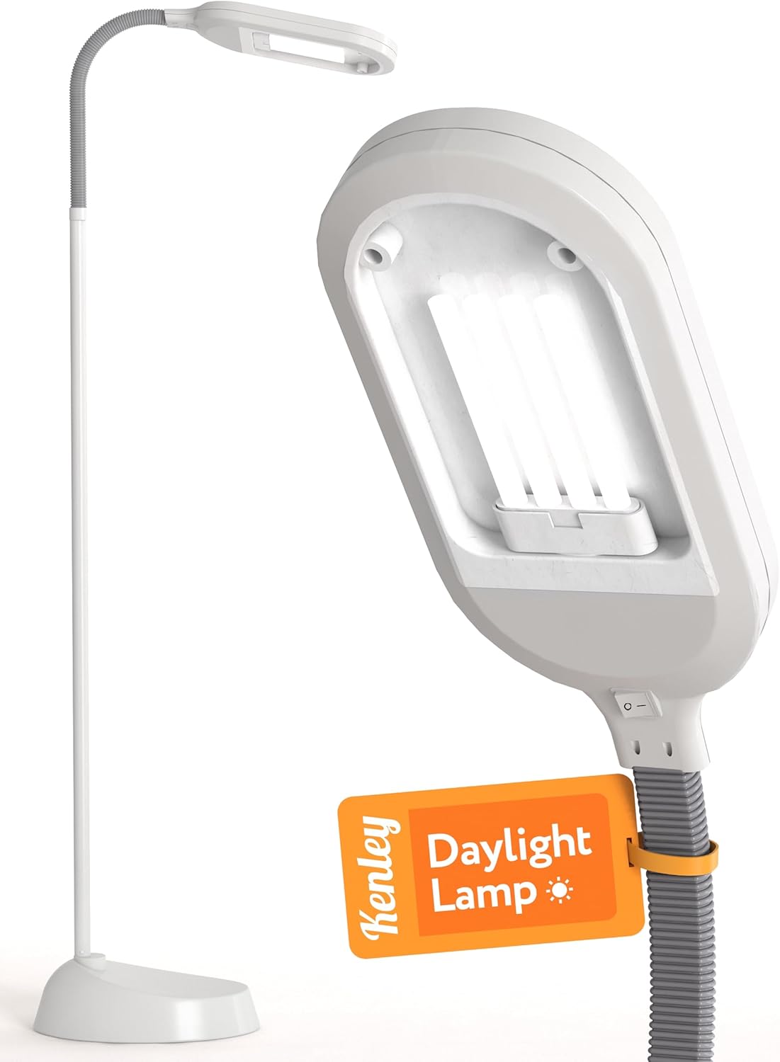 Natural Daylight Floor Lamp for Crafting and Reading Tasks