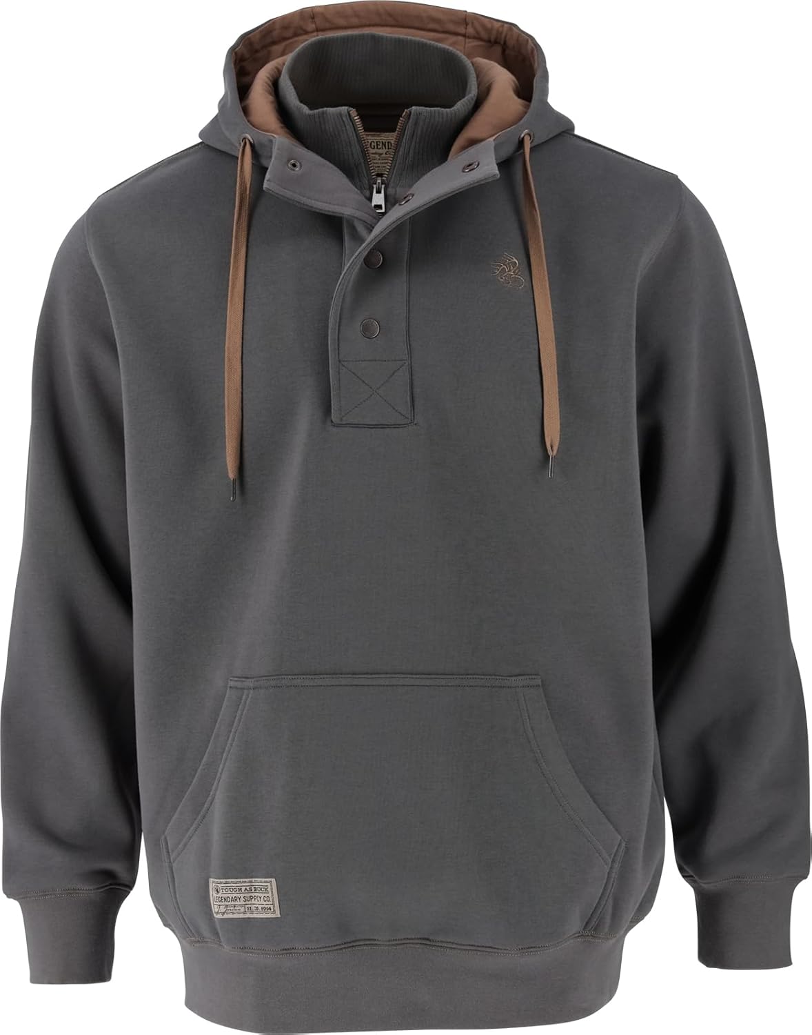 Legendary Whitetails Men's Quilted Hoodie for Comfort and Style