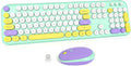 MOFII Wireless Keyboard and Mouse Combo - Full-Size Retro Typewriter