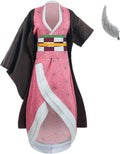 Nezuko Cosplay Kimono Full Set - Accurate Anime Costume