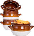 Vumdua French Onion Soup Bowls with Handles - Set of 4