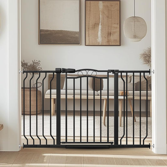 Extra Wide Baby Gate for Stairs and Doorways, 29.53in-53.1
