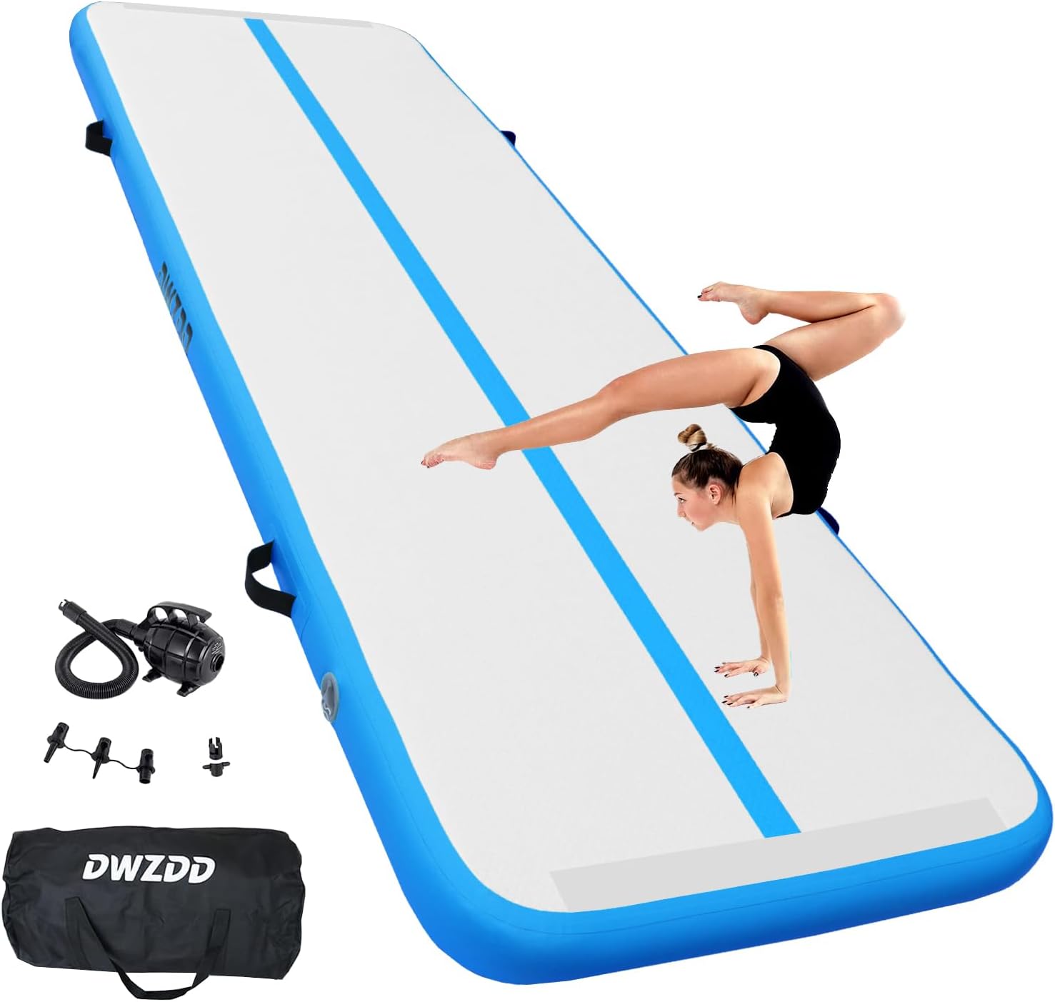 Dwzdd Gymnastics Air Mat for Home Training and Cheerleading