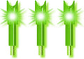 Alpha-Brite Lighted Crossbow Nock Pack of 3 - Track Shots Clearly