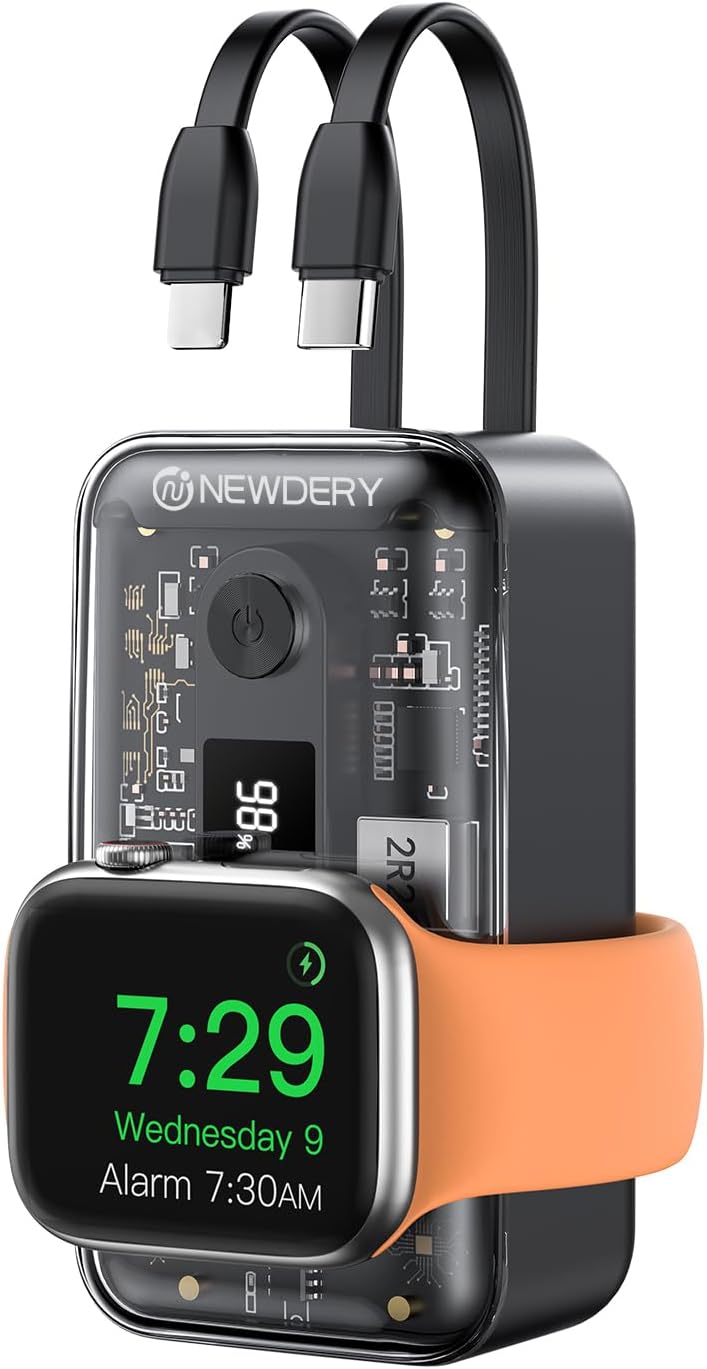 Portable Charger for Apple Watch with 10000mAh Power Bank