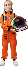 Astronaut Costume for Kids with Helmet - Lighted NASA-Style Suit