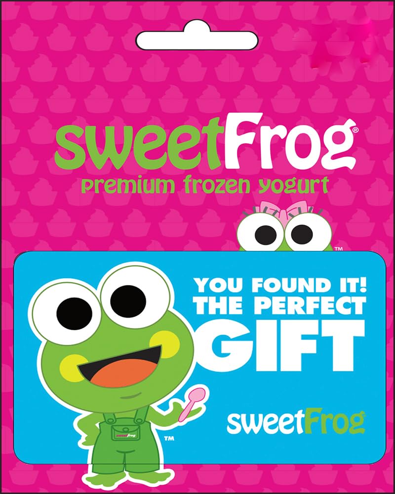 sweetFrog Gift Card for Delicious Froyo and Merchandise