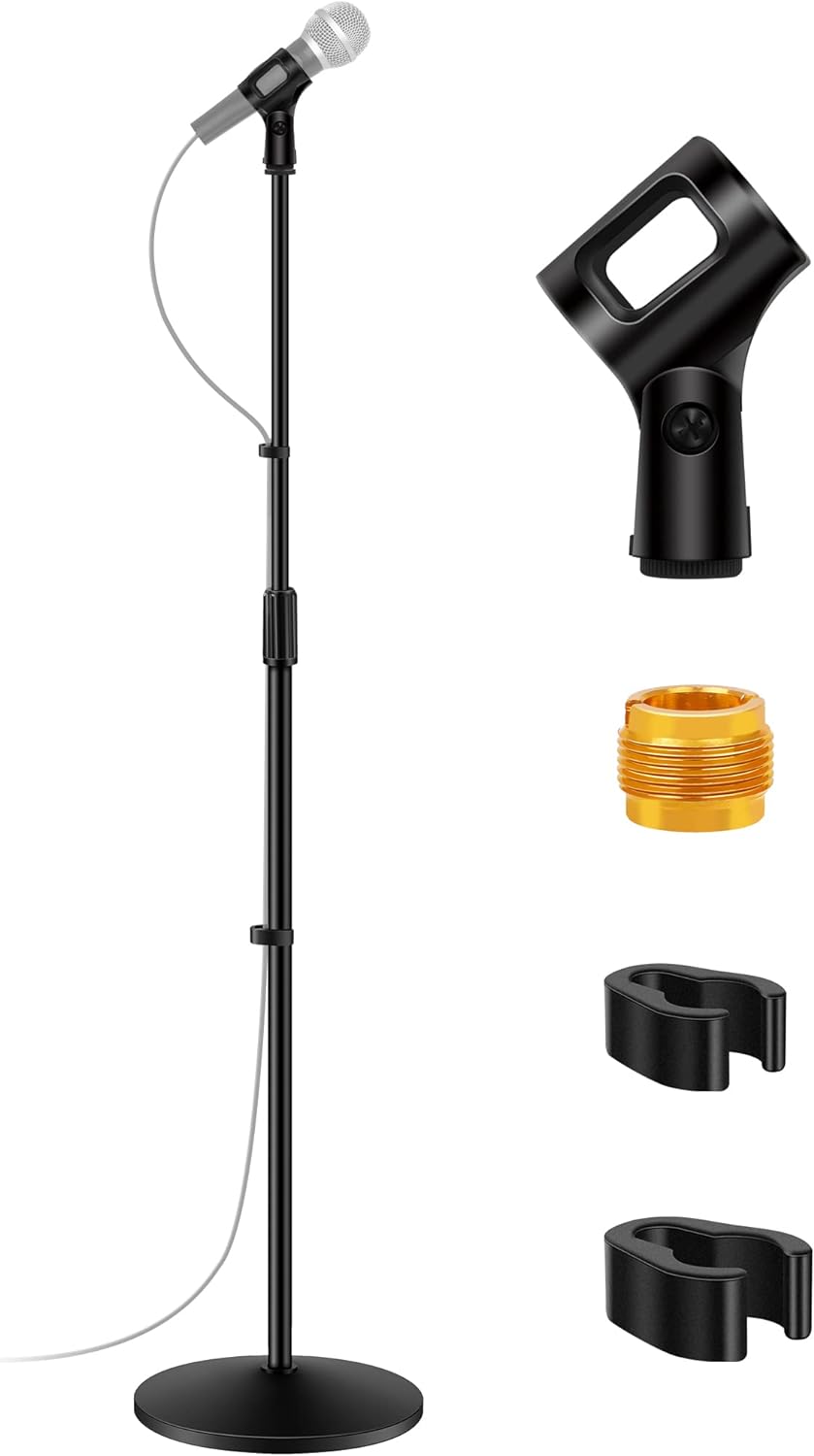InnoGear Mic Stand 2 Pack Adjustable Boom Arm for All Microphones