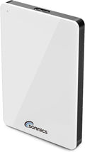 Sonnics 500GB White External Pocket Hard Drive USB 3.0 - Portable