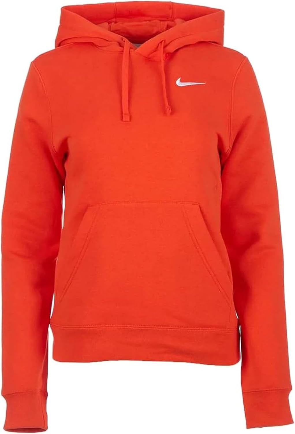Nike Women's X-Large Orange Fleece Hoodie: Cozy Comfort