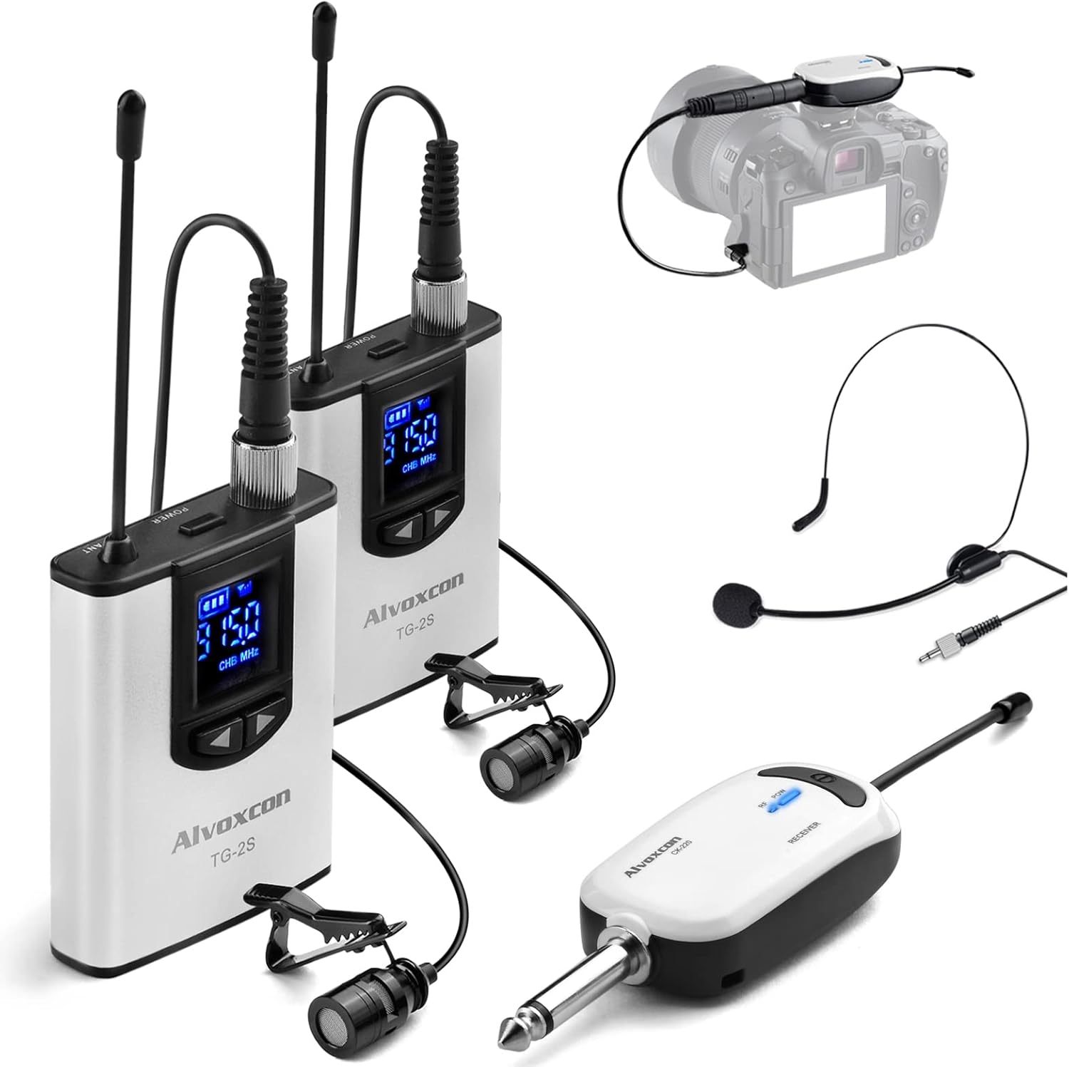 Enhance Your Audio: Alvoxcon Wireless Lapel Mic