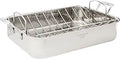 Cuisinart 16-Inch Rectangular Roaster with Rack - Durable Stainless