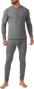 Askdeer Long Johns Thermal Underwear for Men - Fleece Lined Base Layer