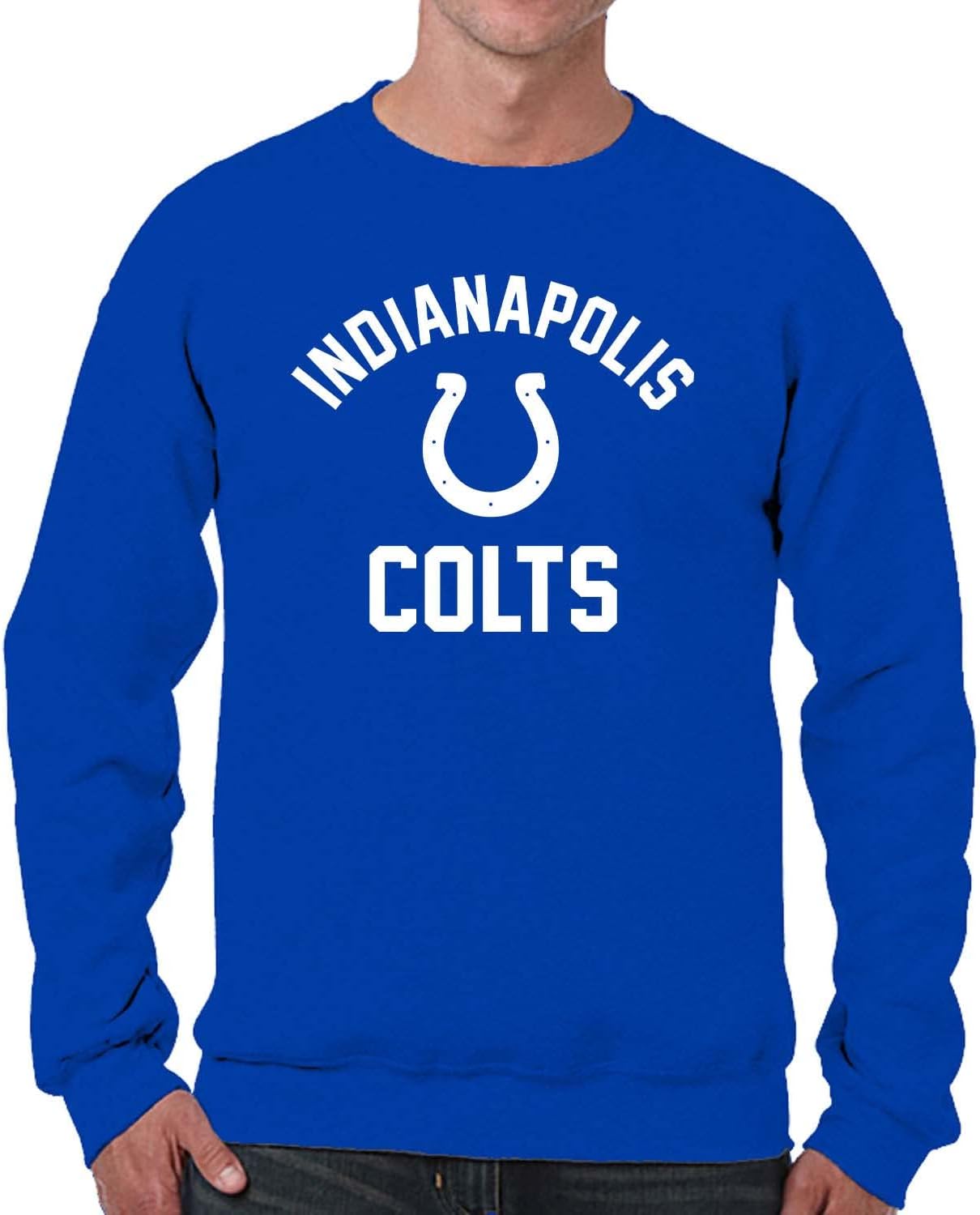 Indianapolis Colts Adult Gameday Crewneck Sweatshirt for Fans