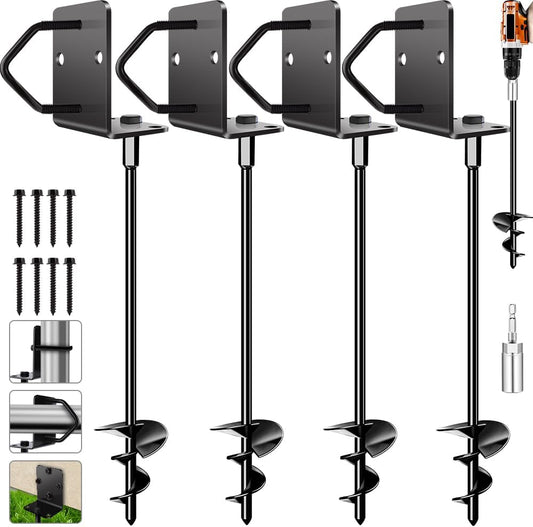 Ground Anchors Shed Anchors 14in Set of 4 Heavy Duty Stakes