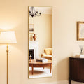 Wall-Mounted Full Length Mirror 60in x 16in - Gold Frame
