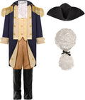 George Washington Costume for Boys Kids Colonial Alexander Hamilton