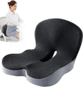 Memory Foam Office Chair Cushion L-Shaped Seat Cushion - Tailbone