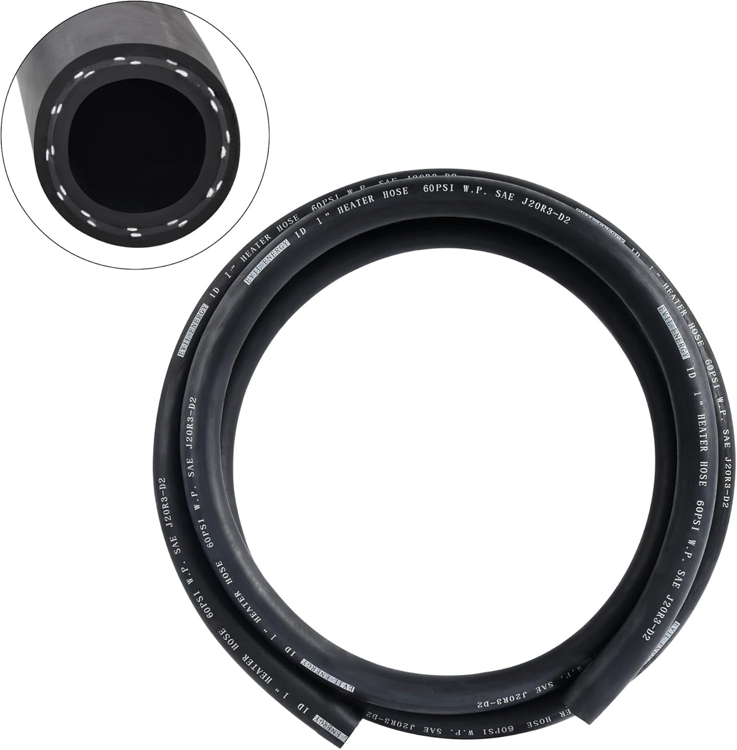 EVIL ENERGY 1 Heater Hose for Radiator and Coolant Systems