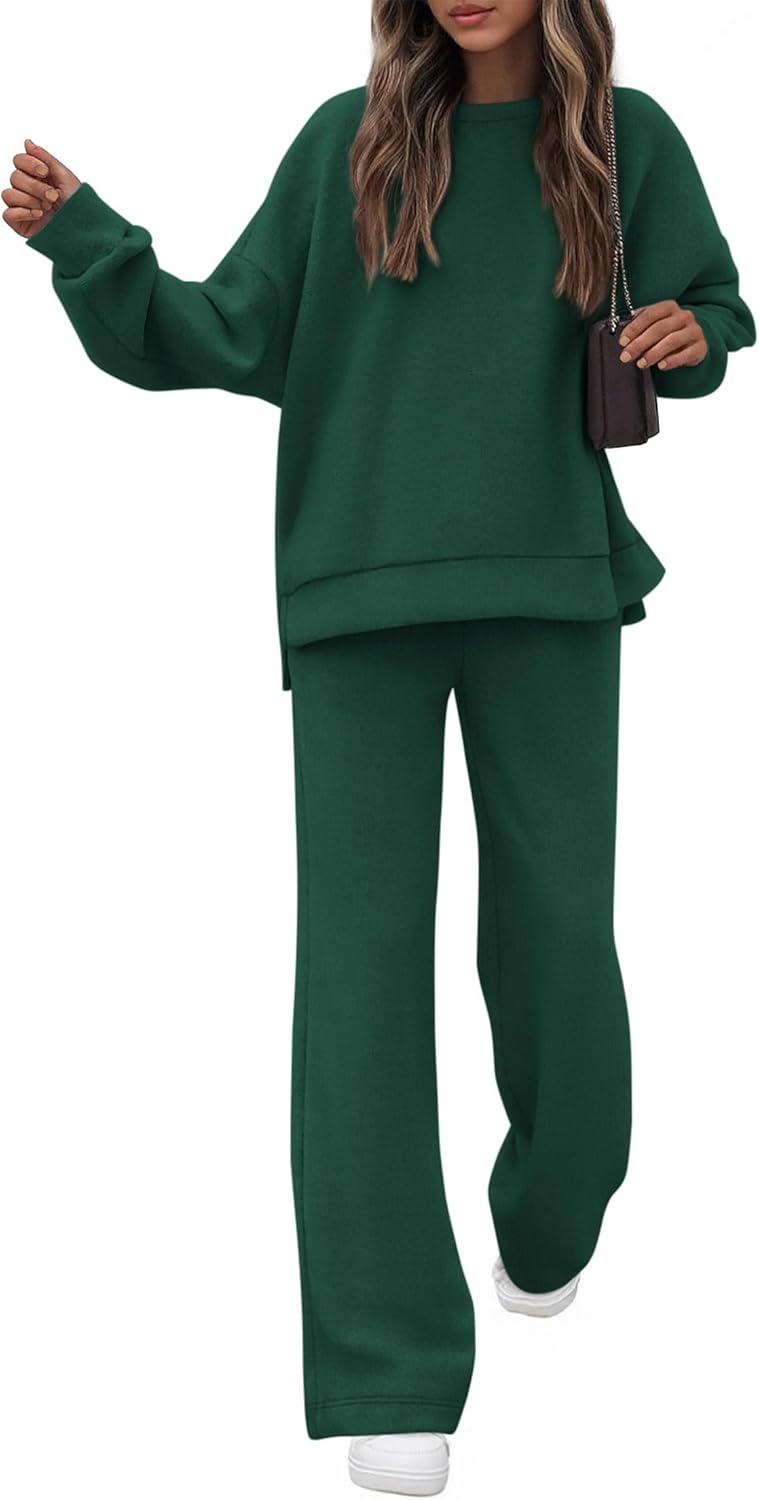 KIRUNDO Fall Sweatsuits Women 2 Piece Outfit for Travel