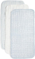 Nana Baby Burp Cloths 100% Organic Muslin Cotton Set of 3 - Extra
