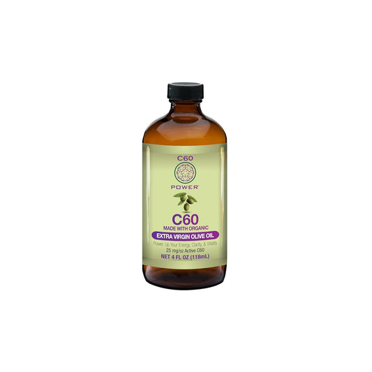 C60 Purple Power Organic Extra Virgin Olive Oil for Vitality