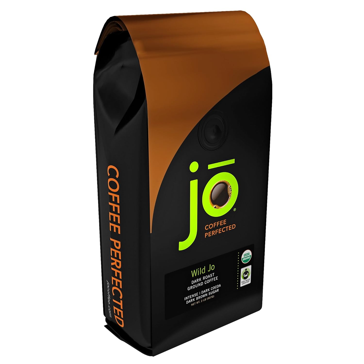 WILD JO Dark French Roast Organic Ground Coffee - Bold & Rich
