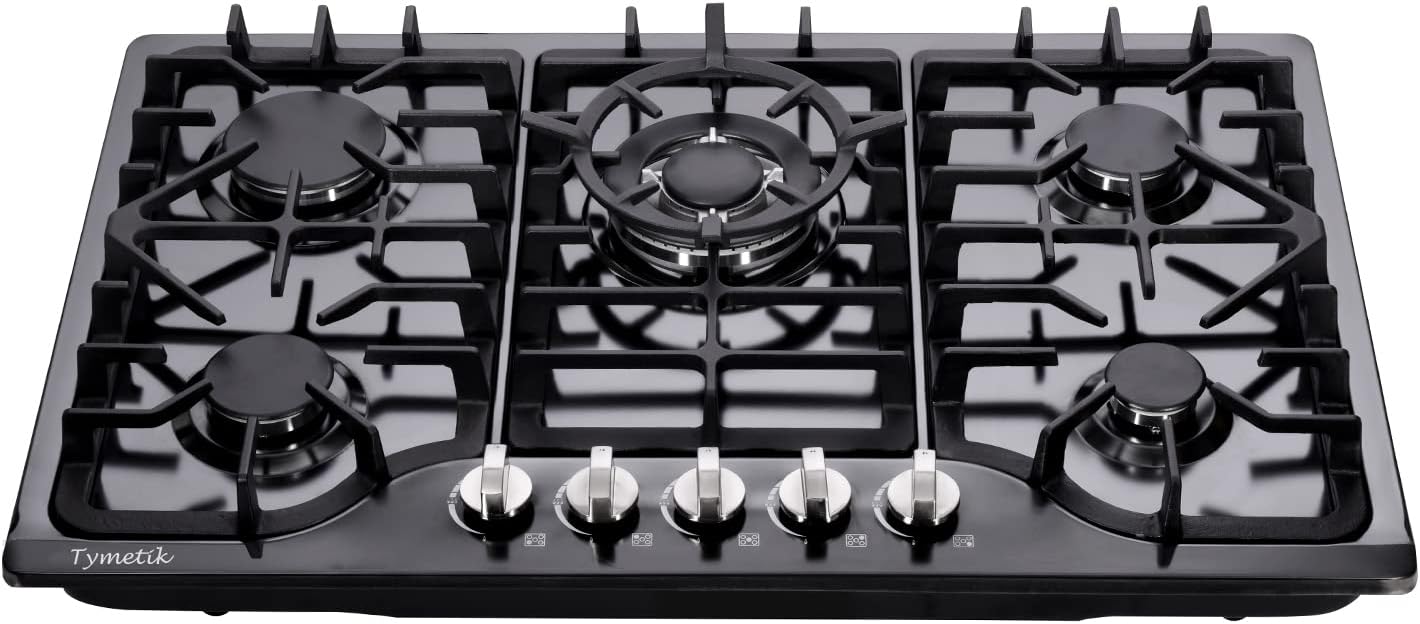 30 Inch Gas Cooktop with 5 High Efficiency Burners for Cooking