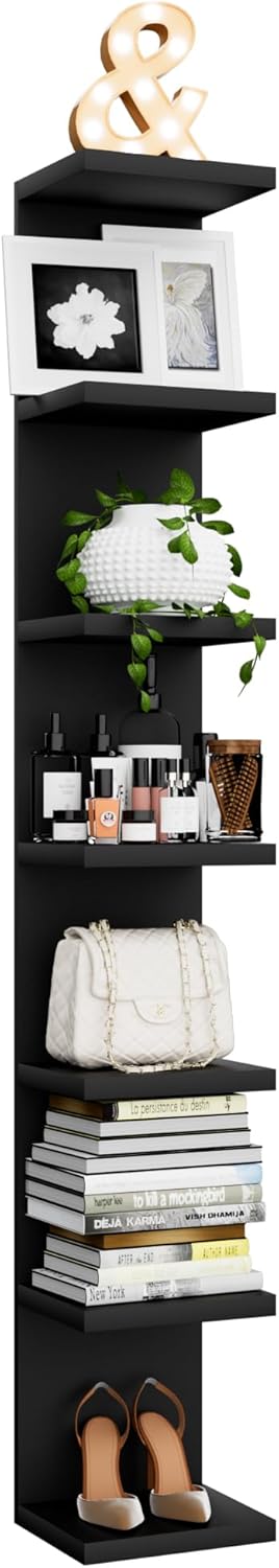 7 Tier Wall Shelf Unit for Stylish Home Display and Storage