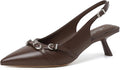 Mostrin kitten heels: stylish women's slingback footwear
