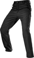 FREE SOLDIER Fleece Lined Outdoor Cargo Hiking Pants - Warm, Water Co