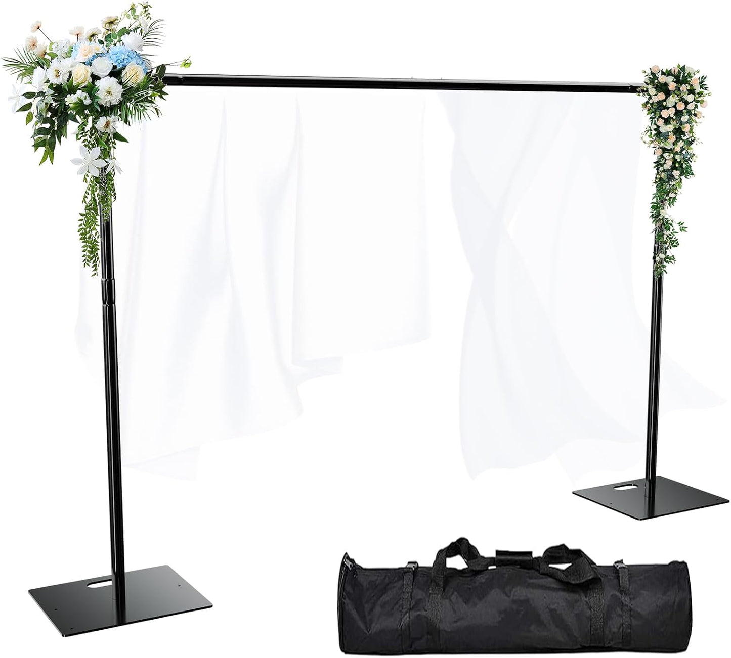 Pipe and Drape Backdrop Stand Kit for Parties and Events