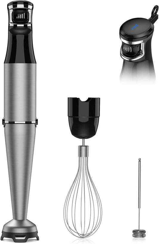 ZKBHOME 1100W 3-in-1 Hand Blender: Ultimate Emulsifier!
