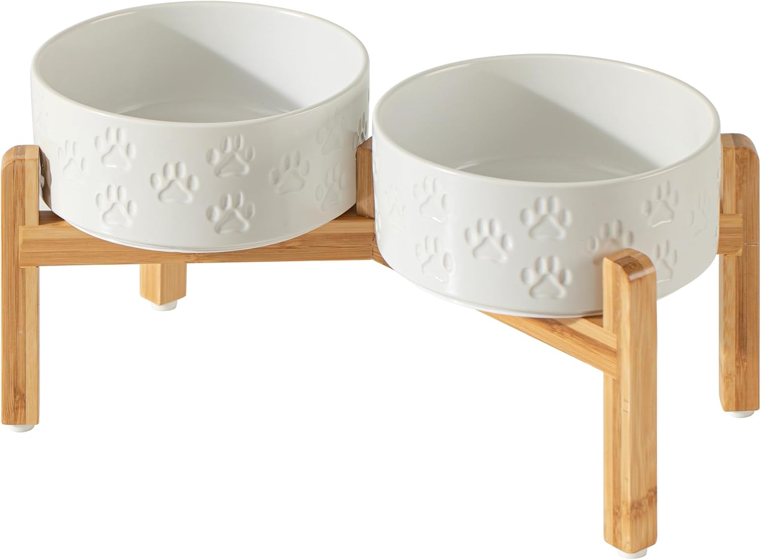 Elevated Ceramic Dog Bowls for Comfort and Health in Style