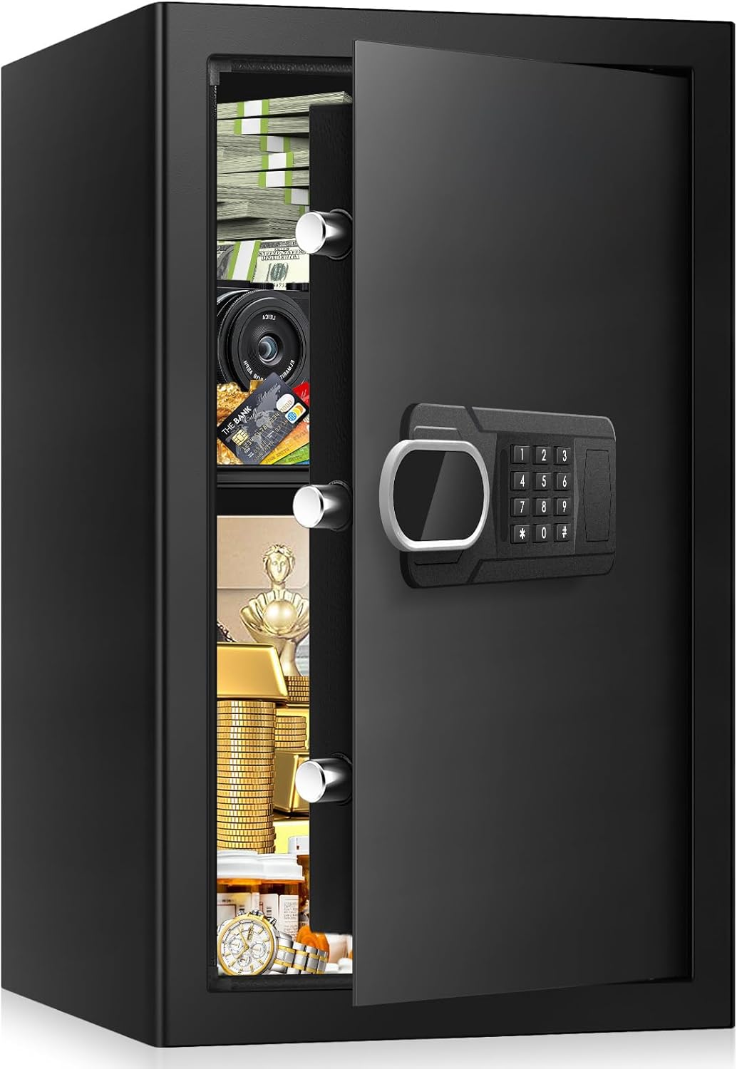 Psisuvry 3.3 Cubic Feet Large Fire and Water Proof Safe