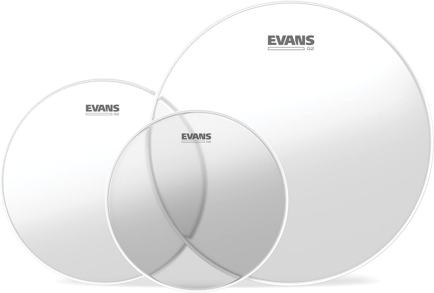 Evans G2 Clear Rock Tompack - 10in, 12in, 16in Drum Heads