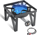 SKOK 200,000 BTU High Pressure Single Burner Propane Camping Stove