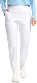 SANTINY Womens Fleece Lined Joggers - Warm Water Resistant Sweatpants