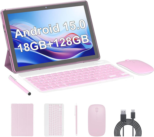 Android 15 Tablet with 18GB RAM and 128GB ROM for All Needs