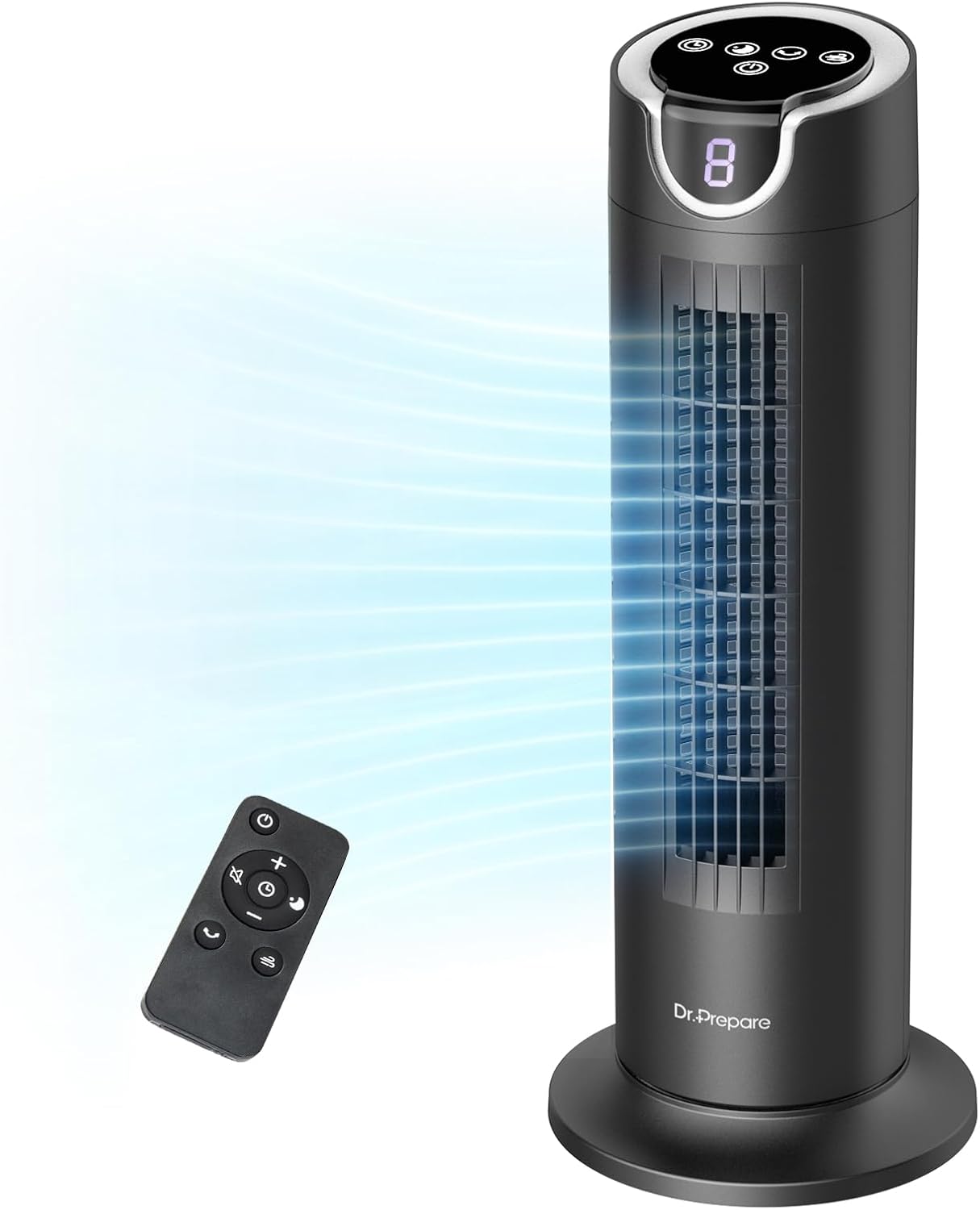 Ultra Quiet 25dB Tower Fan by DR.PREPARE