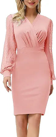GRACE KARIN Women's Pencil Work Dress for Elegant Occasions