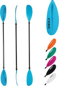 Aluminum Shaft 3-Piece Kayak Paddle - Floating Adjustable 86-94in