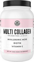 Multi Collagen Powder with Biotin, Hyaluronic Acid & Vitamin C - Value