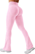 Mini Flare Leggings Womens Workout Butt Lifting Legging (Style D4JZ)