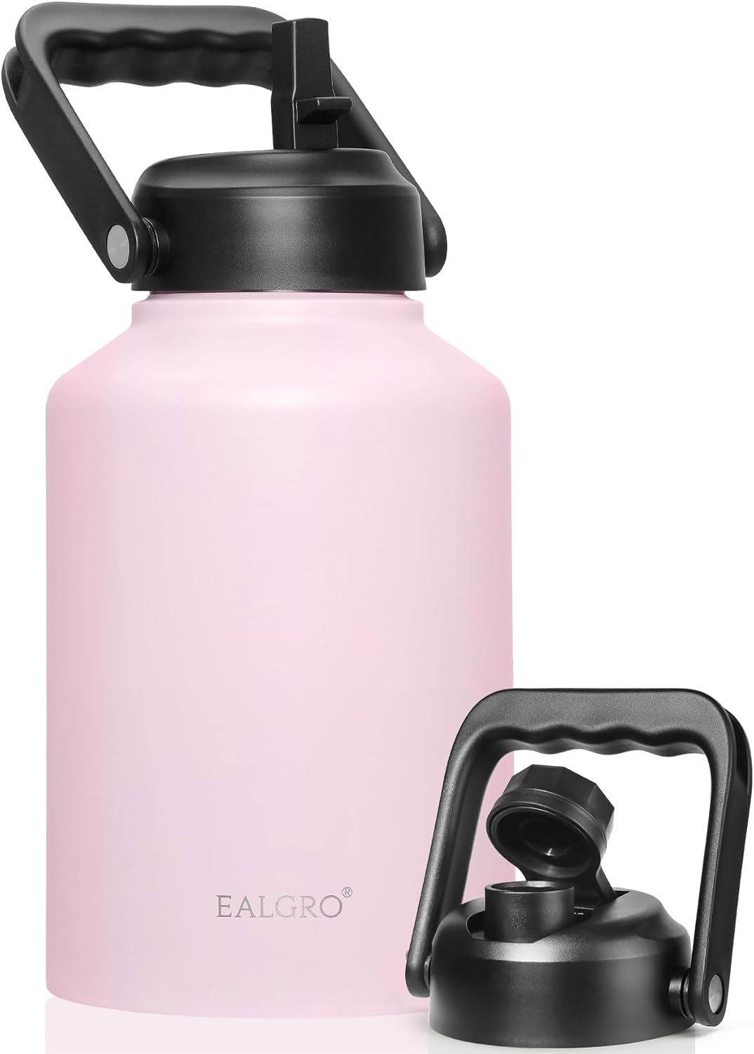 Gallon Insulated Water Bottle Jug with Straw for Hydration
