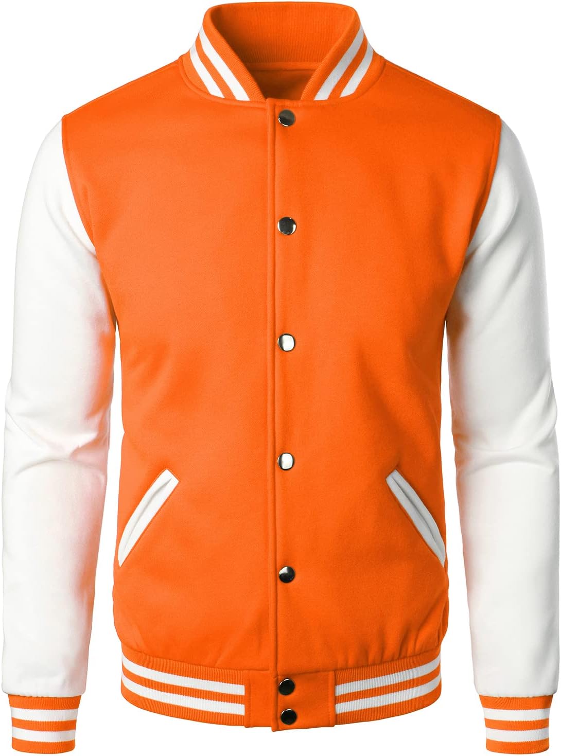 Varsity Baseball Jacket for Men - Stylish Cotton Blend Design