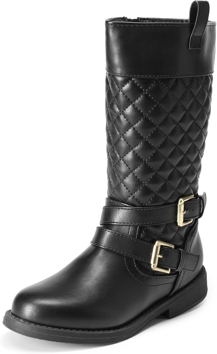 DREAM PAIRS Girls Knee High Fashion Riding Boots for Kids